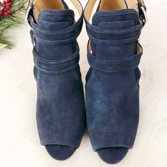 MICHAEL KORS Blaze Suede Open-Toe Bootie✨Brand New - Picture 3 of 7